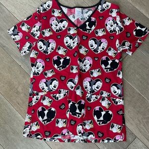 Size small Disney scrub top